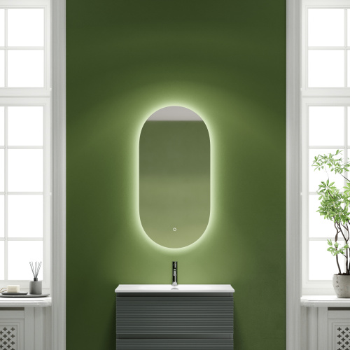 Зеркало Sancos Oval OV55C 55х90 настенное